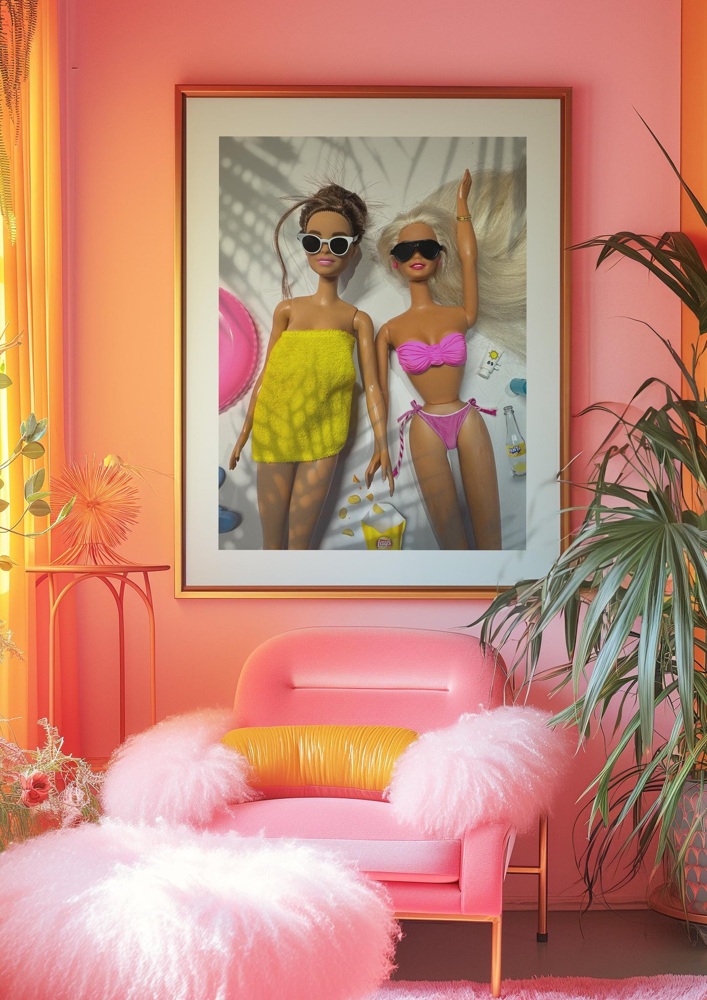 Funny self care, Summer Holiday Poster, Digital Download, Retro Sunbathing Wall Art, Best Friends Print, Beach Day Wall Decor, Girly Art