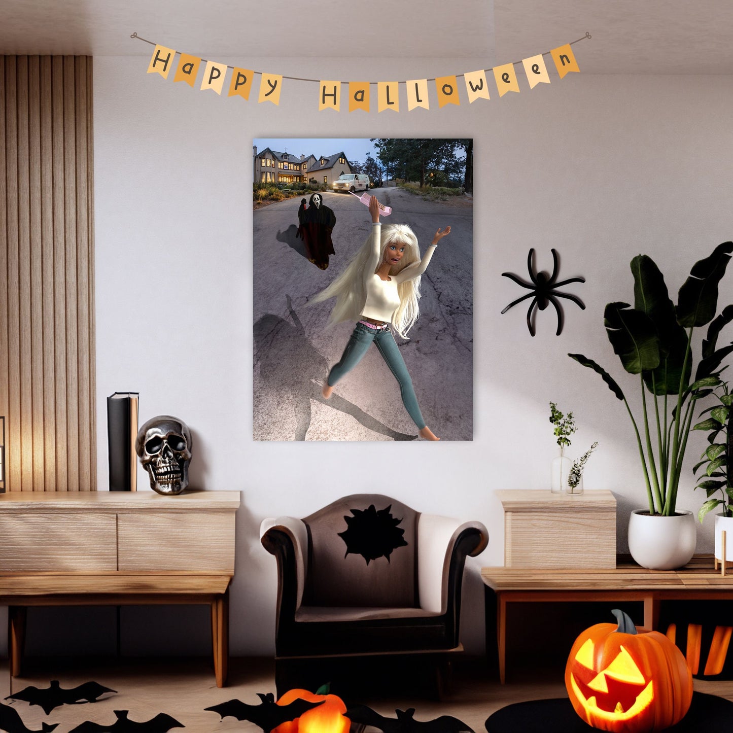 Halloween Horror Scary Movie Inspired Instant Download poster | Funny Horror Decor Print | Digital Print | Movie Printable Halloween Themed
