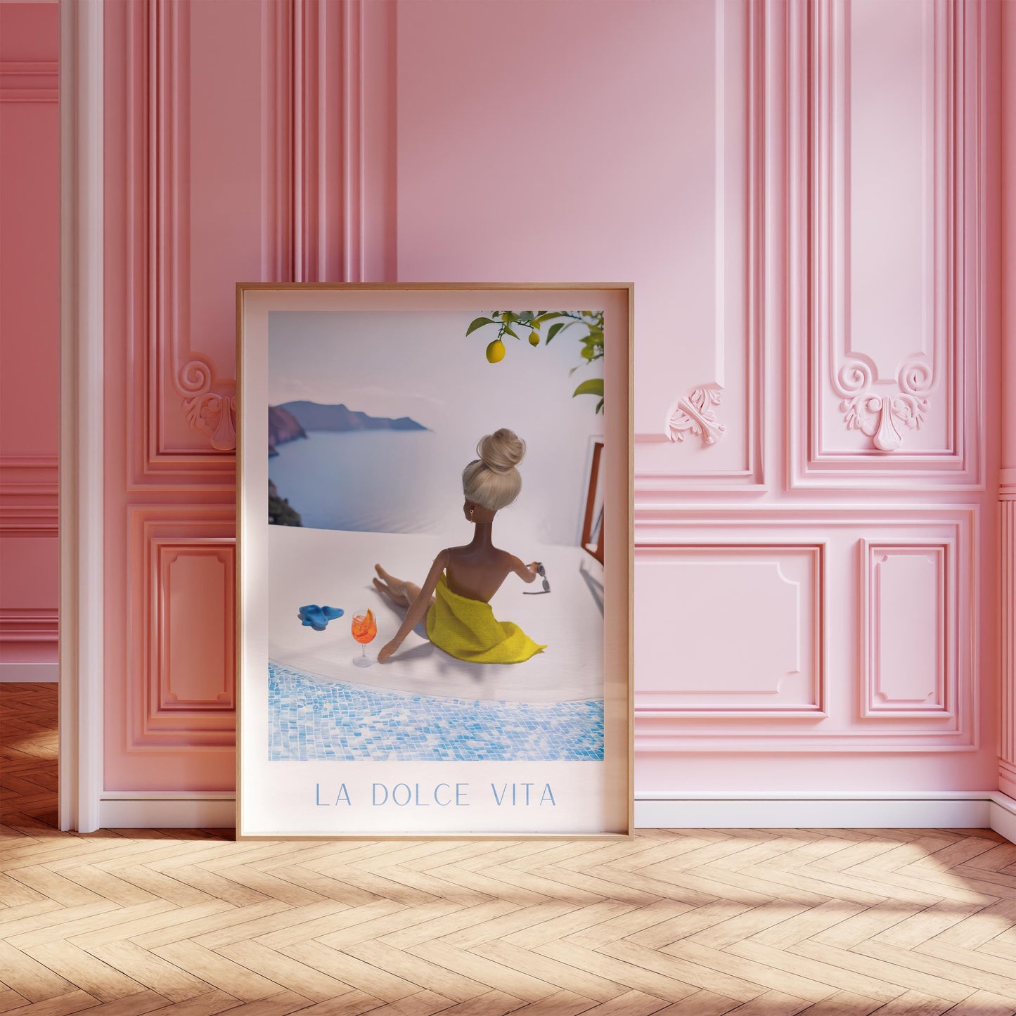 Funny Travel Print, Italy Amalfi Wall Art, La Dolce Vita Poster, Italy Travel Gifts, Amalfi Italy Travel Poster, Doll print, Self Care
